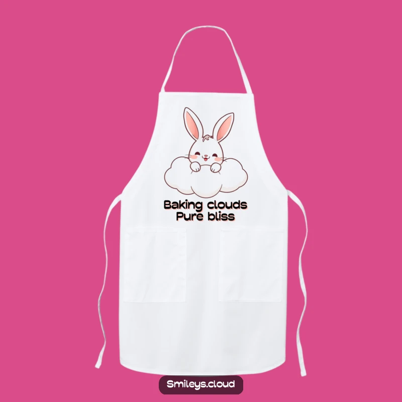 Funny Rabbit Kitchen Apron: Cook with Cute Cheer