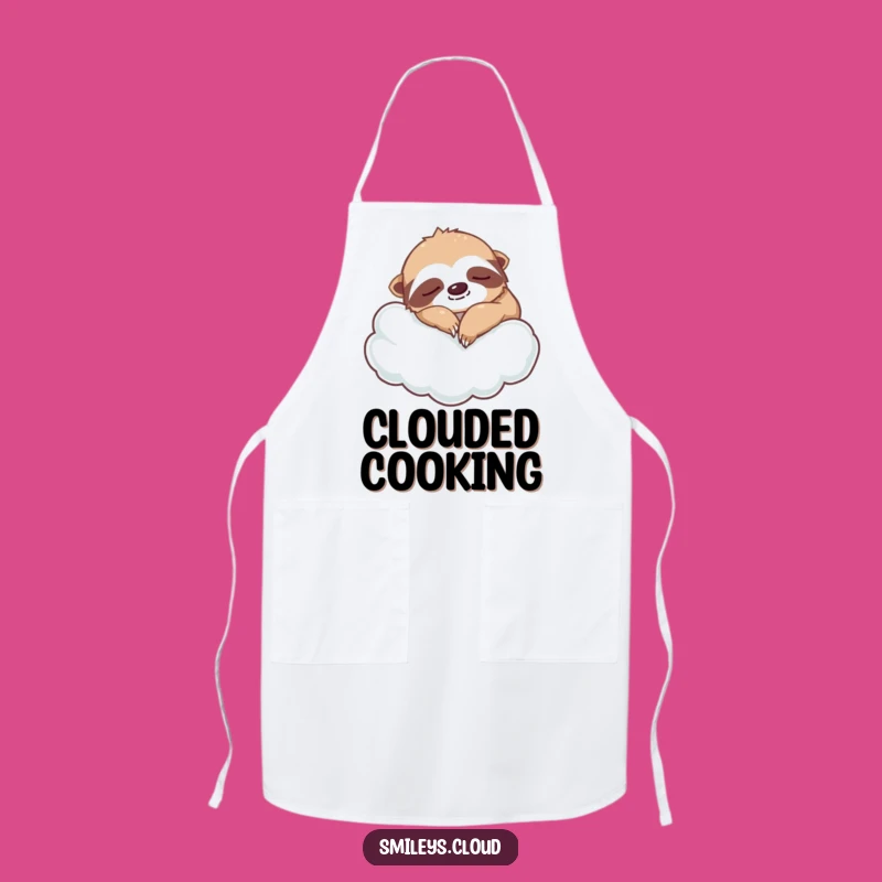 Funny Silly Sloth Apron - Relaxed Cooking and Funny Style