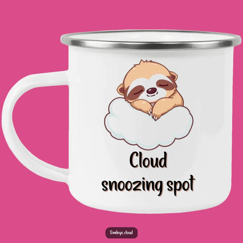 Funny Silly Sloth Camping Mug - Relaxed Adventures Start Here