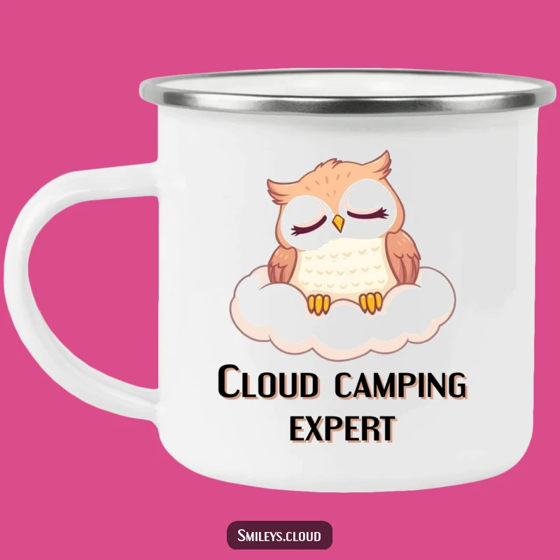 Funny Content Owl Camping Mug: Sip & Snooze by the Fire, Perfect Outdoor Gift