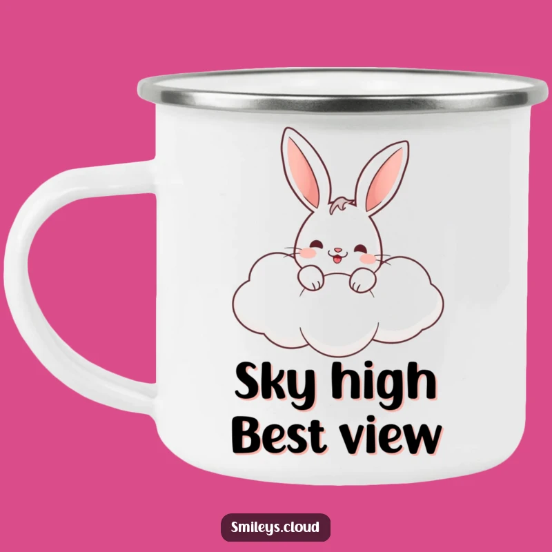 Funny Rabbit Adventure Mug: Your Whimsical Camp Companion