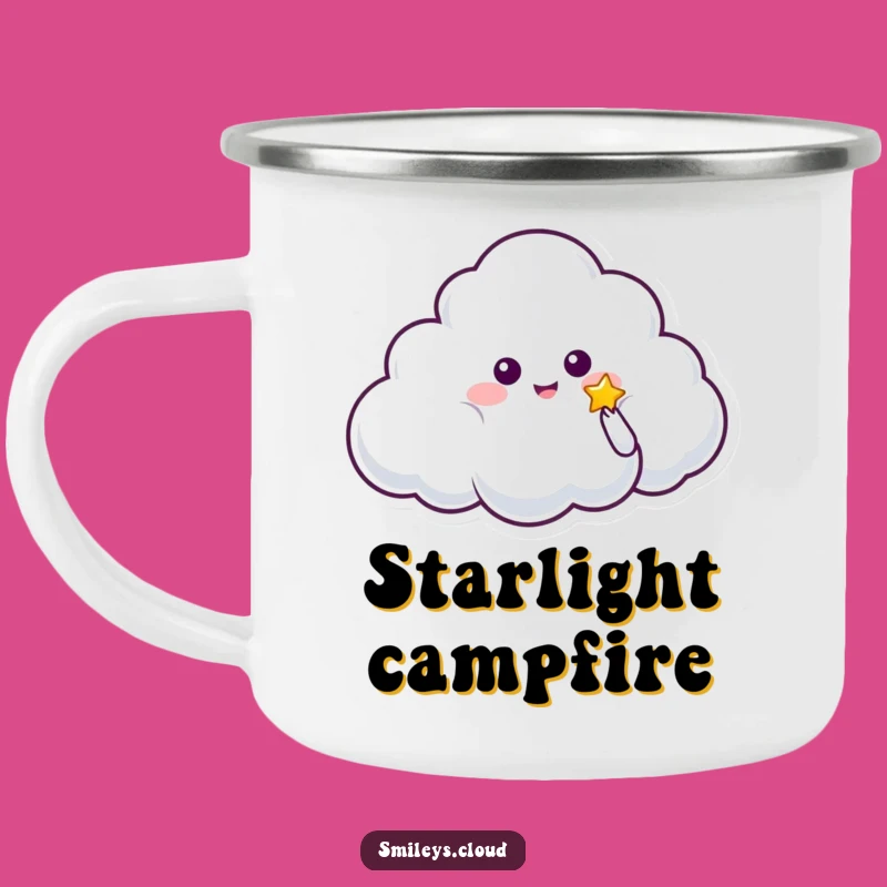 Funny Cloud Star Giver Camping Mug - Campfire Wishes Funny Gift