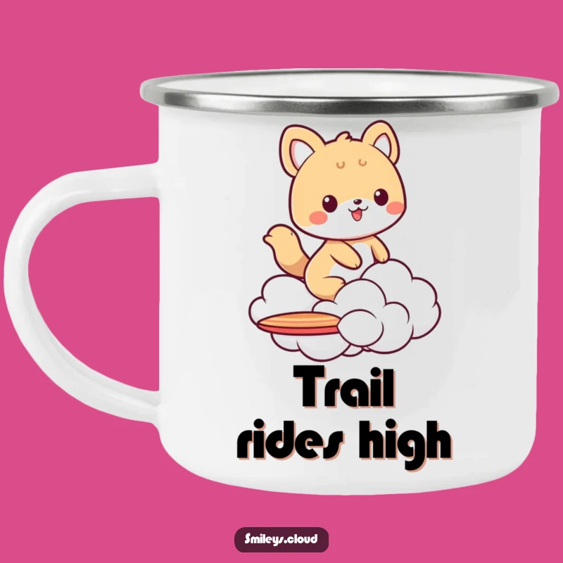 Funny Animal Cloud Surfer Camping Mug - Adventure Fuel Funny Gift