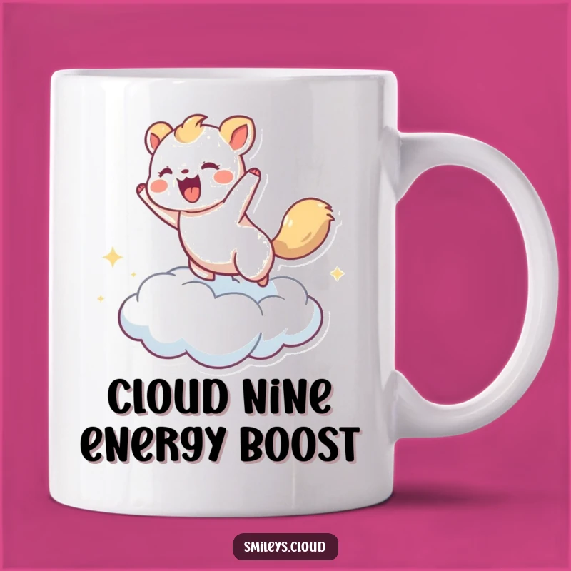 Funny Bouncing Animal Cloud Mug - A Hilarious Gift for Energetic Souls