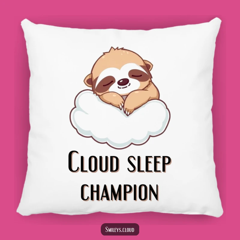 Funny Silly Sloth Pillow - Cozy Comfort for Ultimate Relaxation