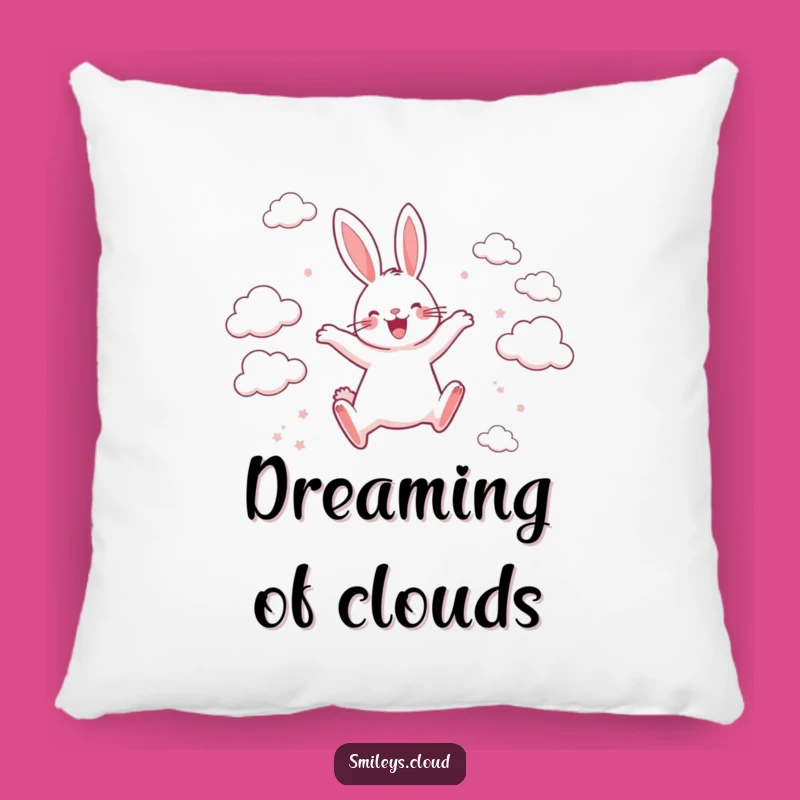 Funny Rabbit Cloud Pillow: Cozy Jumps for Joyful Rest