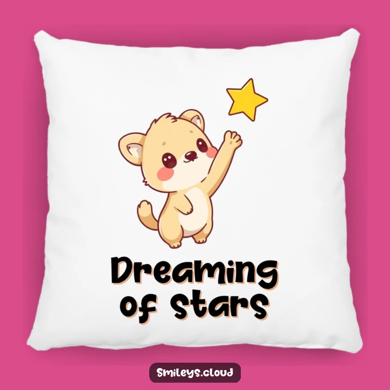Funny Curious Animal Star Pillow: Cozy Cartoon Cushion for Dreamy Comfort