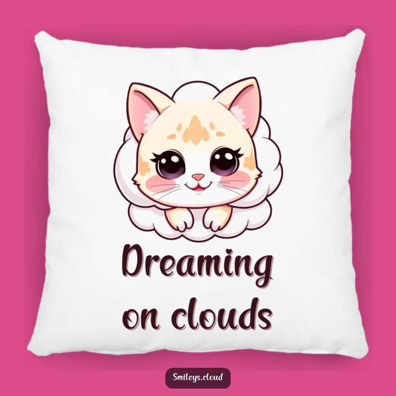 Funny Cat Cloud Pillow: Soft Comfort with Heavenly Humor