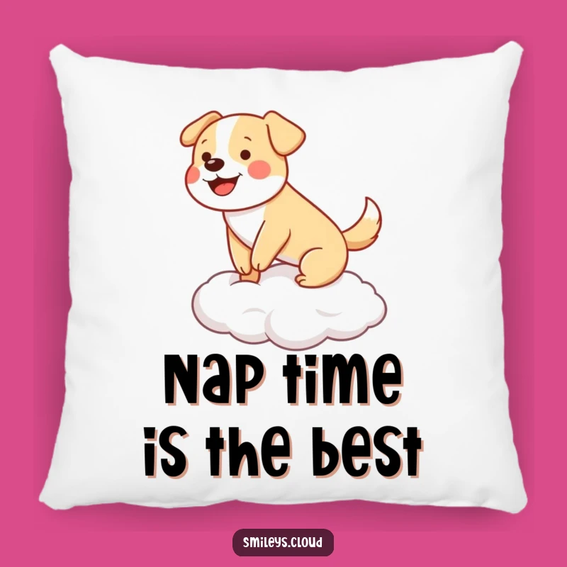 Funny Dog Cloud Balance Pillow: Cozy Comfort with Wagging Joy