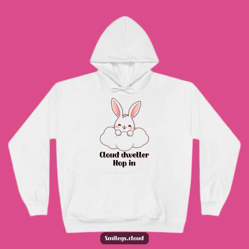 Cozy Funny Rabbit Cloud Hoodie: Snuggle Up in Style