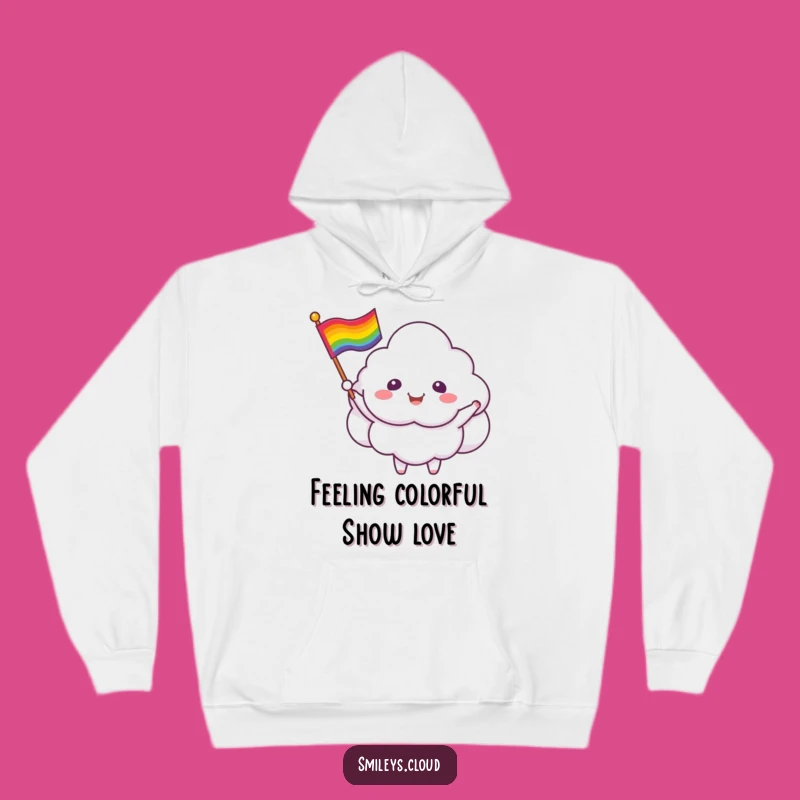 Cozy Funny Cloud Critter Hoodie: Warmth and Pride