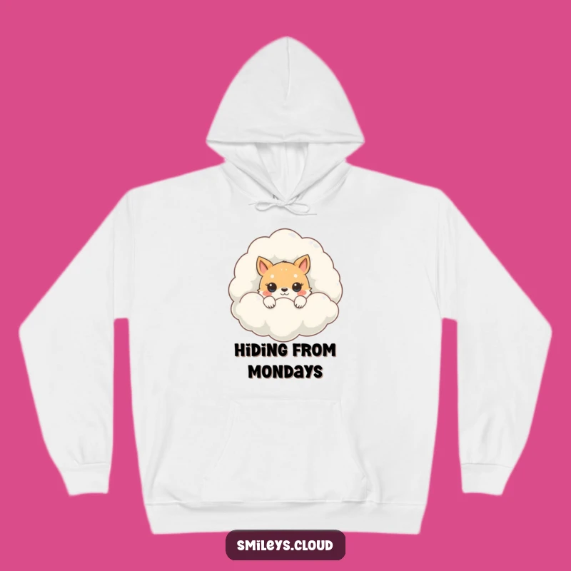 Funny Peeking Animal Hoodie: Cozy Cloud Hideaway, Warm & Whimsical Gift