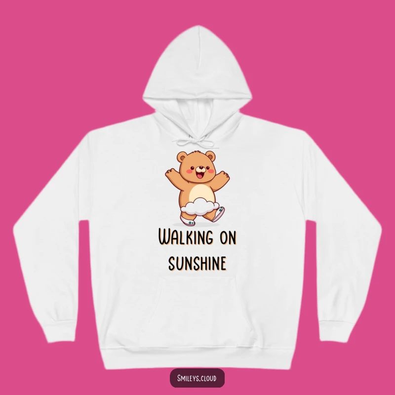 Funny Bear Cloud Shoes Hoodie: Cozy Comfort on Cloud Nine, Perfect Gift
