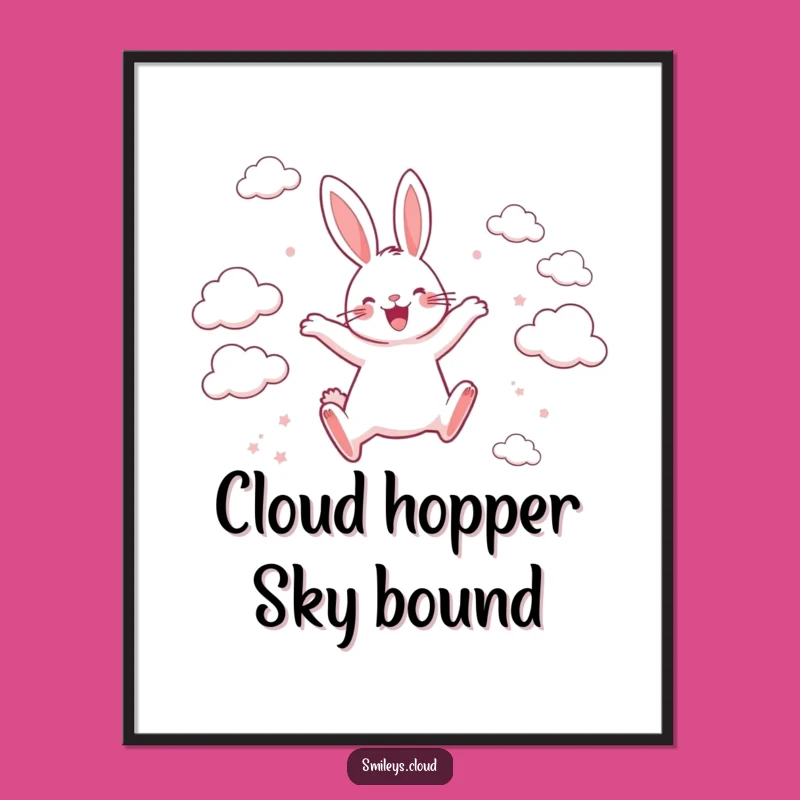 Free Printable Rabbit Wall Art: Joyful Leaps Downloadable Art for Happy Spaces