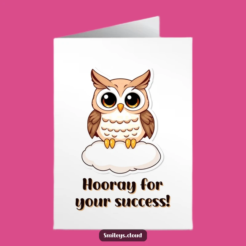 Free Printable Curious Owl Congratulations Card - Funny Downloadable Owl Gift for Any Occasion