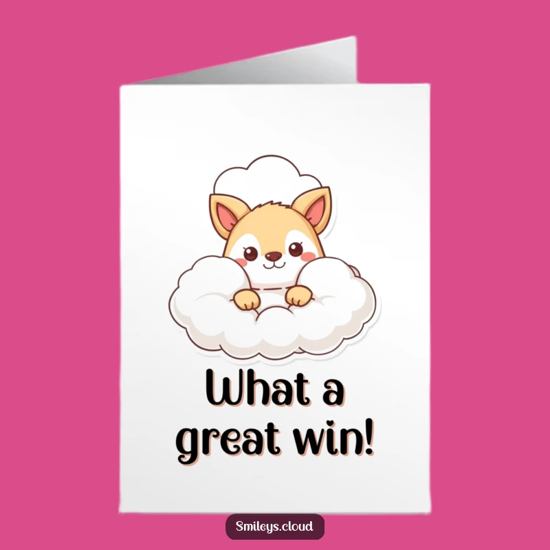 Free Printable Curious Animal Congrats Card - Sweet Downloadable Gift for Discovery