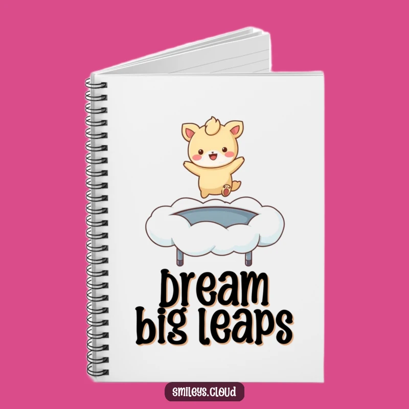 Funny Cloud Bouncer Animal Notebook: Joyful Pet Trampoline Pages, Chic Comedic Journal
