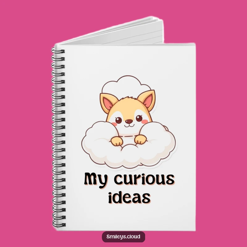 Funny Curious Animal Notebook: Peek-a-Boo Cloud Journal for Inquisitive Minds