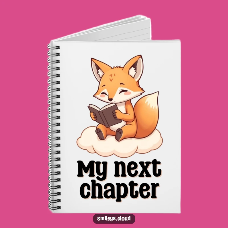 Funny Fox Notebook: Determined Cloud Reader - Journal Your Smart Ideas!