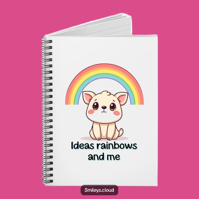 Funny Animal Rainbow Notebook - Jot Down Your Surprised Thoughts with Flair