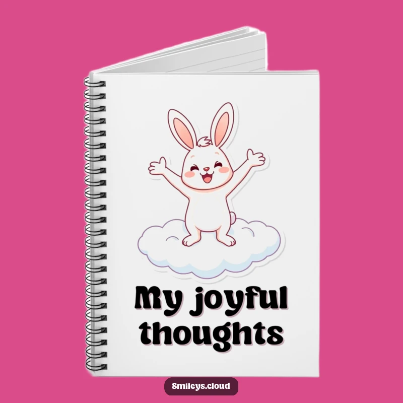 Funny Bunny Cloud Notebook: Jot Down Happy Thoughts and Dreams