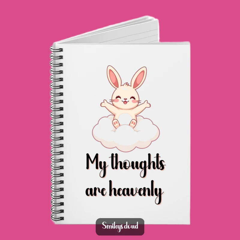 Funny Bunny Cloud Notebook: Jot Down Ideas with Joy