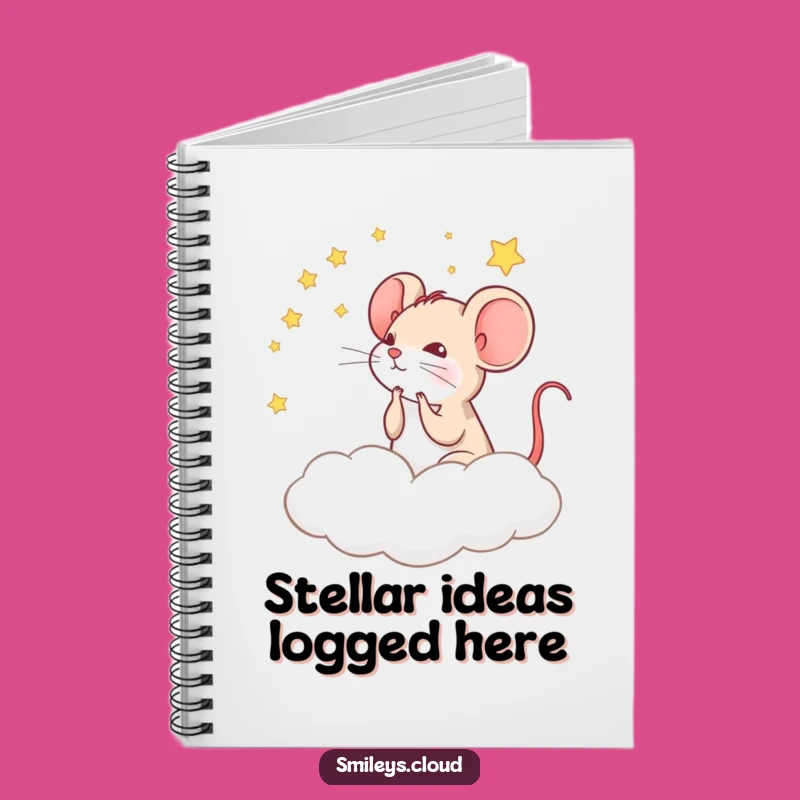 Funny Mouse Cloud Notebook: Jot Down Dreams Funny Gift for Writers