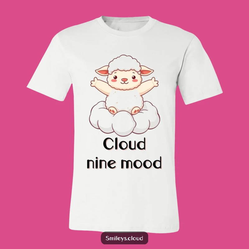 Funny Sheep Cloud T-Shirt: Dreamy Comfort, Relaxed Vibe Tee, Gag Gift