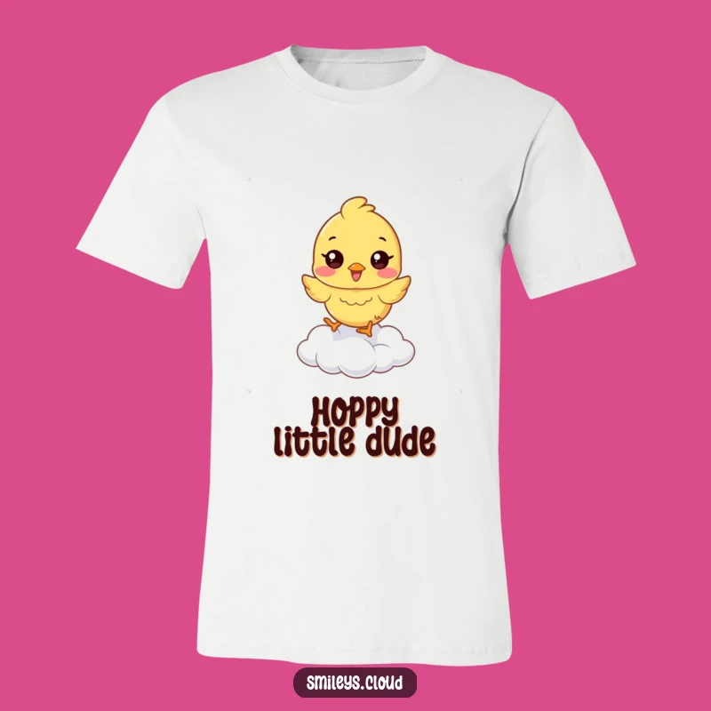 Funny Chick Cloud Hop T-Shirt: Happy Hopping's Hilarious Funny Gift