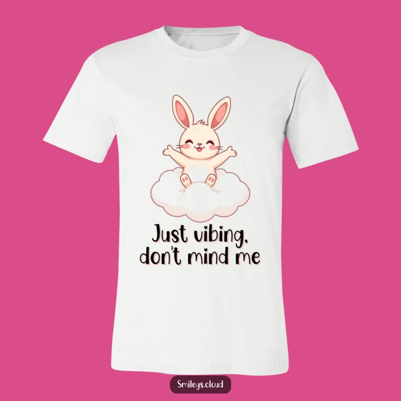 Funny Bunny Cloud T-Shirt: Cute & Comfy Tee for Every Day