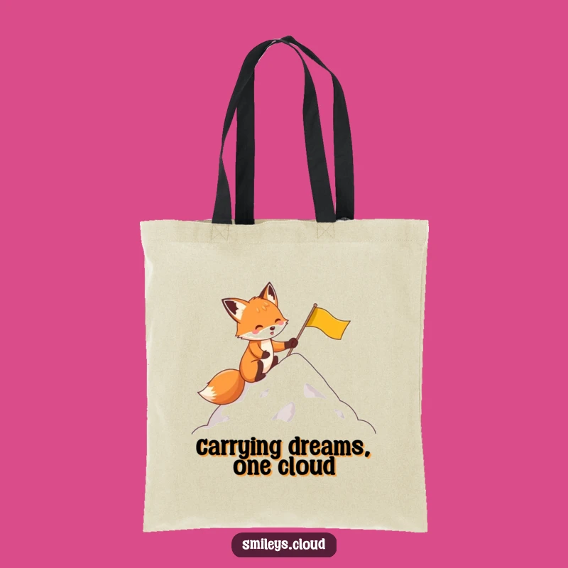 Funny Fox Cloud Conqueror Tote Bag: Your Stylish & Hilarious Carry-All Gift