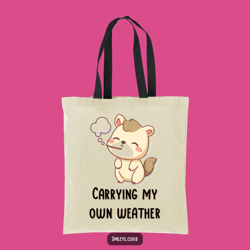 Funny Cloud Maker Animal Tote Bag: Carry Your Essentials with Whimsical Charm