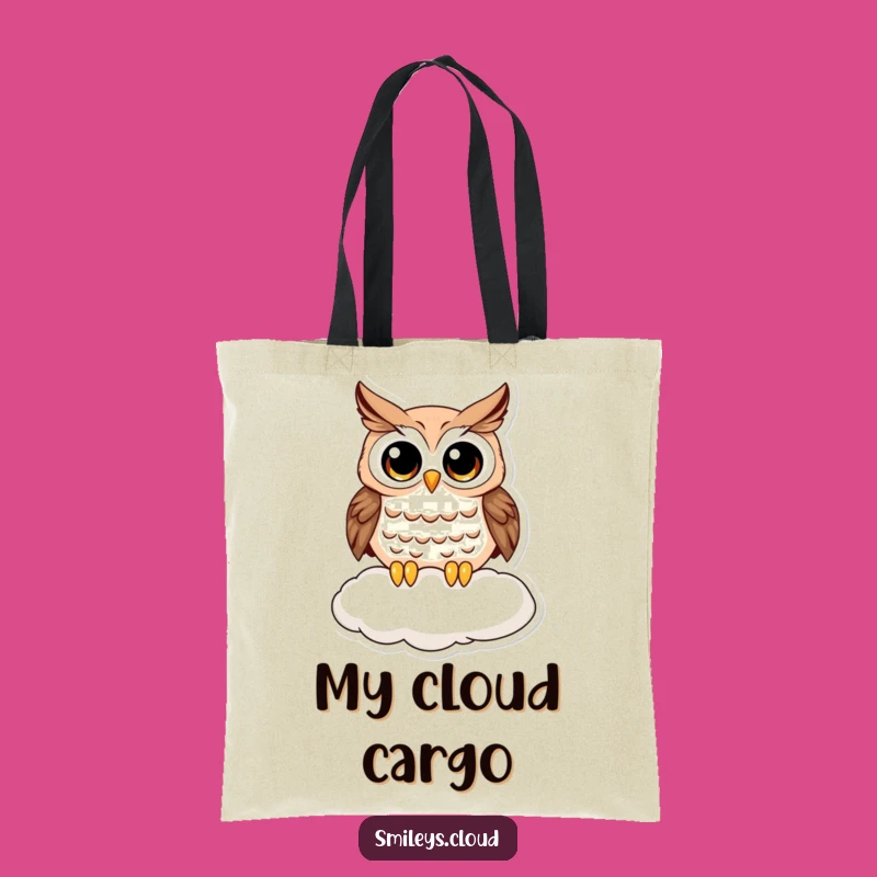 Funny Curious Owl Tote Bag - Stylish & Funny Owl Gift for Everyday